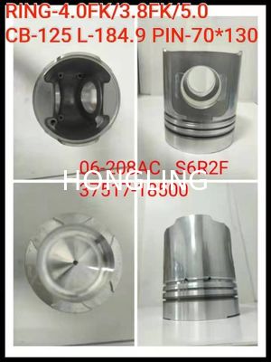 12011-95516 Mitsubishi Heavy Industries Spare Parts S12R Piston 37517-07401 37517-18500 S12N 37117-73200 NF6T