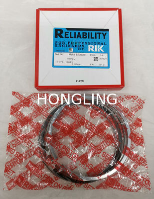 6HE1 4HE1 PIK Piston Rings 8-94396-840-0 8-97078-779-0 17175 SJI10-126ZZ SDI10-140ZZ For Isuzu Diameter 110mm