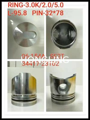 Mitsubishi 8M21 Engine Piston ME163897 150mm S4E2 34417-23102 DK10 13216-1060 H06BT 13216-1871