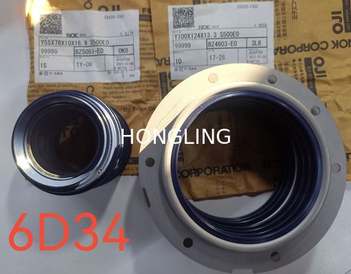 Mitsubishi 6D34 Crankshaft Front Oil Seal, Crankshaft Rear Oil Seal ，JAPAN NOK