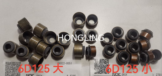 Engine Spare Parts Valve Oil Seal For Isuzu 6BD1 Engine 6D125