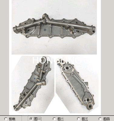 Car Hydraulic Oil Cooler Assembly Truck FV415 8DC9 8DC81 8DC82 Lower Cover For MITSUBISHI 26451-72010