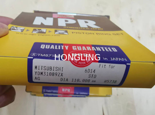 YDM31089ZX ME999952 NPR Piston Rings For 6D14 4mm 5mm 6D15