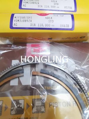 YDM31089ZX ME999952 NPR Piston Rings For 6D14 4mm 5mm 6D15