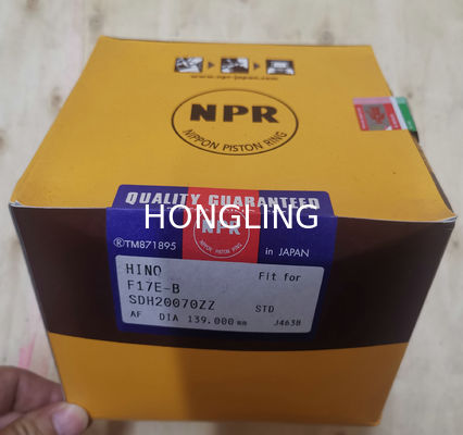 F17E F17C 8 Cylinder 139mm Diesel Engine Piston Ring 13011-2810A 13011-3150A 13019-1700A For HINO Engine Parts
