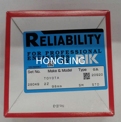 Toyota Automobiles Diesel Engine 2z Piston Ring 13011-78700-71