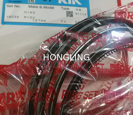 Standard Piston Rings With Hino M10U 13011-2860 13011-2870 13011-2250 Diameter 127mm 15033