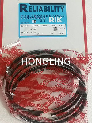 Standard Piston Rings With Hino M10U 13011-2860 13011-2870 13011-2250 Diameter 127mm 15033