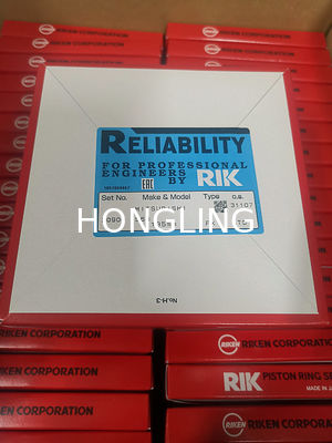 High Pressure RIK Piston Rings With Mitsubishi S6B 36217-17010 36217-11010 Diameter 135MM