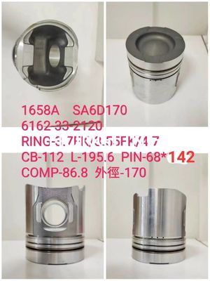 Mitsubishi Heavy Industries Spare Parts S6R Cylinder Liner Height 351MM, Diameter 170MM 37507-82600 37507-72600