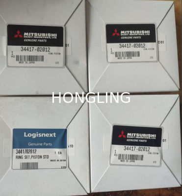 Spare Parts Compatible With Mitsubishi Heavy Industries S4S Piston ring 34417-02012  S3L MM437295  L3E MM433713