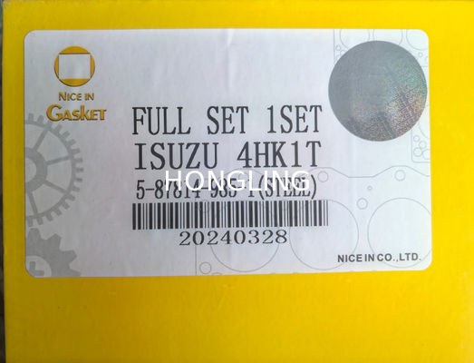Isuzu Excavator Low Noise Engine Parts 2.2L 70KW 4HK1 Overhaul Package 5-87814-985-1