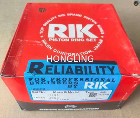 6 Cylinder Hino Diesel Engine with Turbocharged and Direct Injection Fuel System J08C piston ring 15284 4HF1 17481