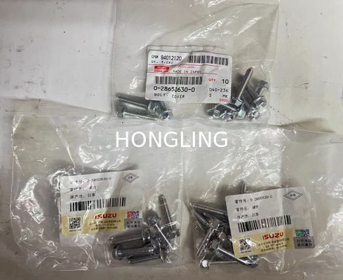 Isuzu 4JJ1 Valve Cover Gasket 8-97945338-0 Valve Cover Screws 0-28650630-0 Cylinder Head Joint Small Water Pipe