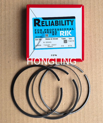 Nissan TD27 TD42 12033-6T010 23305 12033-06J15 23307 RIK Piston Rings With Forklift Engine Parts