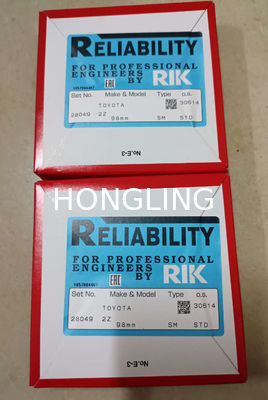 Toyota Forklift 2Z Piston Ring 13011-78700-71 28049 Main Shaft Bearing Connecting Rod Bearing Cylinder Gasket