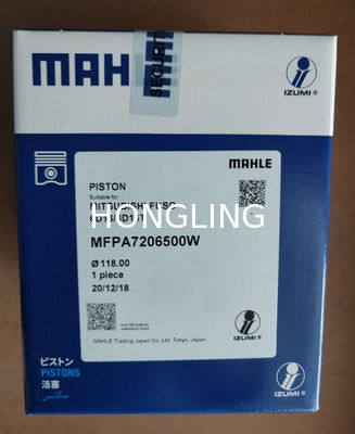 Mitsubishi 6D16T Cylinder Liner And Piston ME072065 ME300199 ME078502 MFPS7850200 MFPA0019930  MFPA7206500W