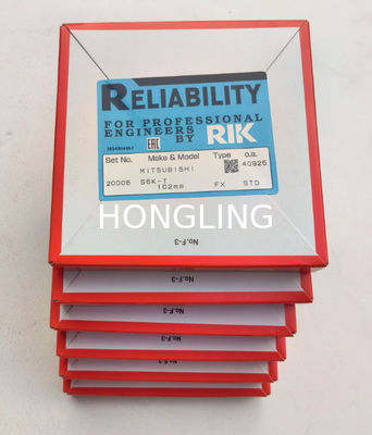 RIK Japanese Piston Ring Mitsubishi S6K 34317-19010 Komatsu 4M40 ME202950 20975  6D16T ME997467 20213