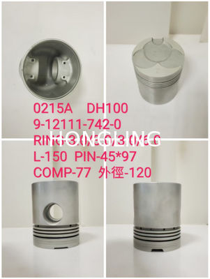 Mitsubishi 8DC9T piston ME093526, DH100 piston 9-112111-742-0, S16R piston 37517-07401