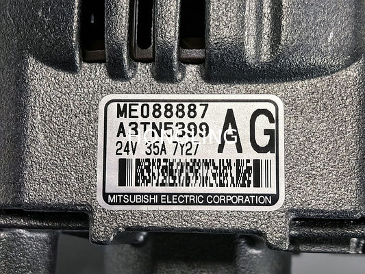 Mitsubishi 6D34 ALTERNATOR A3TN5399 ME088887  24V 35A 7Y27