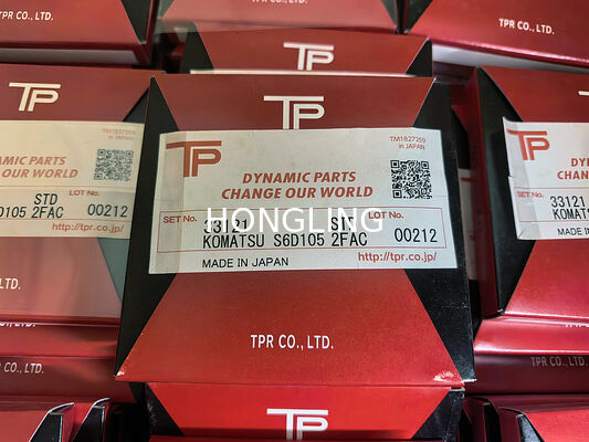 Komatsu 6D105 Piston Ring 6137-31-2202 6137-31-2032 TP 33121
