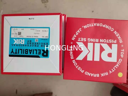 Isuzu 4hg1 4hk1 700p Piston Ring Japan Rik 17915 17038 Isuzu 8-98040125-0