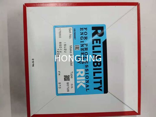 Isuzu 6sd1-3 120mm RIK Piston Rings Rik 17660 17668 Npr Sji10179zz
