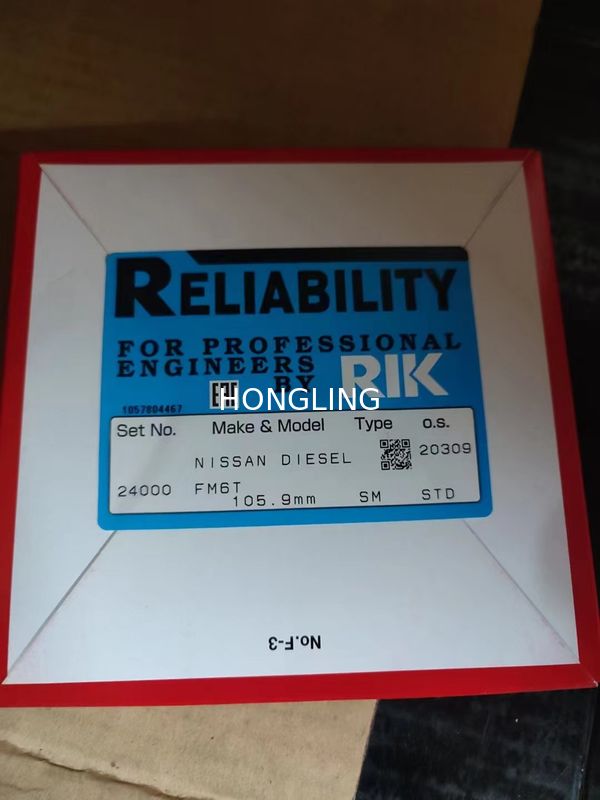 Nissan FM6T RIK Piston Rings 12040-Z5508 Diameter 105.9 mm