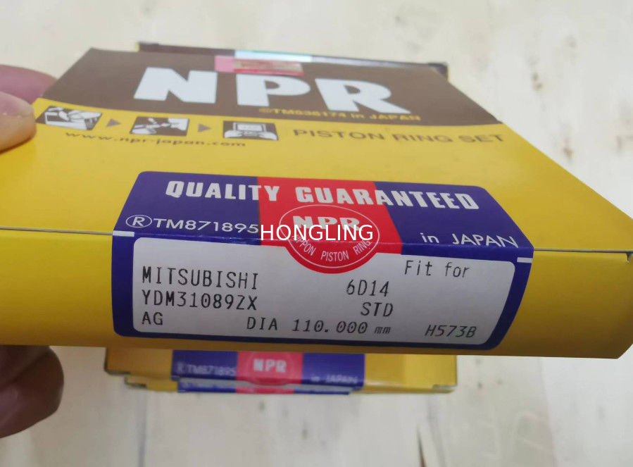 YDM31089ZX ME999952 NPR Piston Rings For 6D14 4mm 5mm 6D15