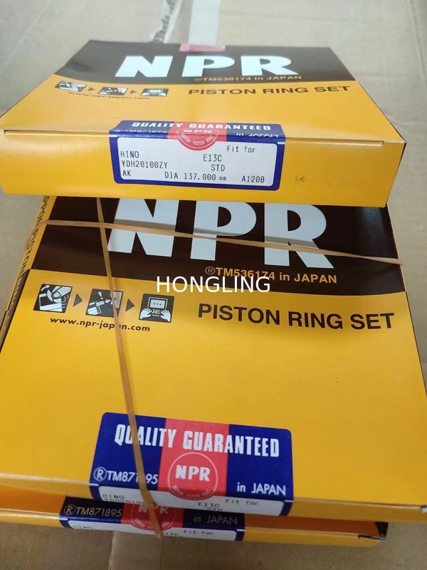 HINO E13C Piston Rings For 13011-4010A YDH20100ZY 6D16 Liner