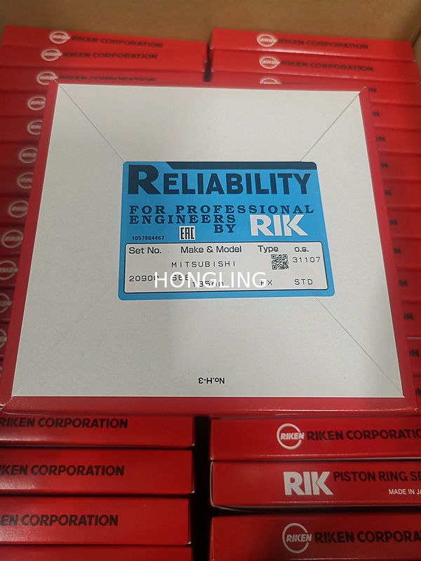 High Pressure RIK Piston Rings With Mitsubishi S6B 36217-17010 36217-11010 Diameter 135MM