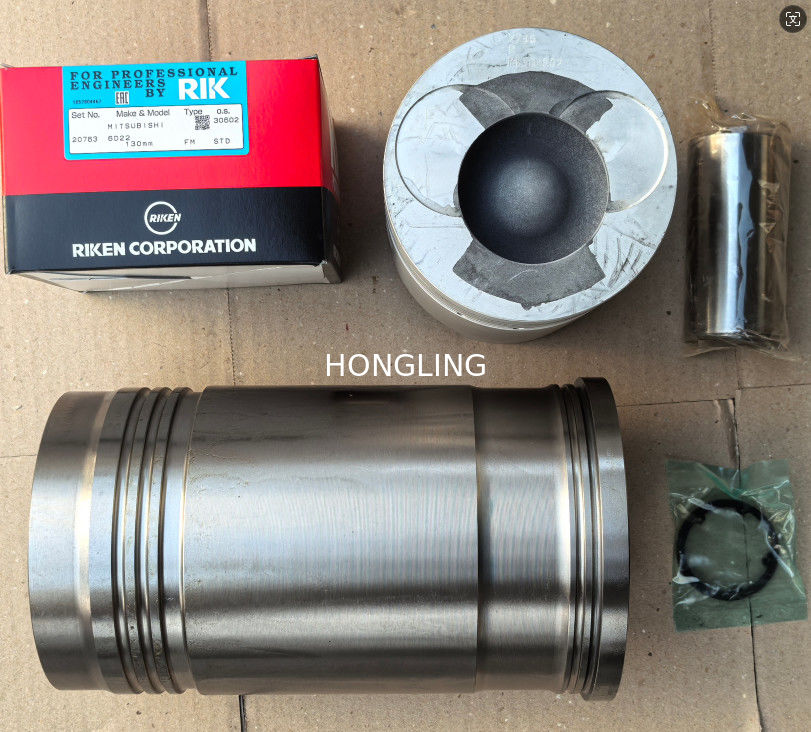 Mitsubishi 6D22 6D24 Cylinder Liner Piston ME152652 Piston Ring ME052893