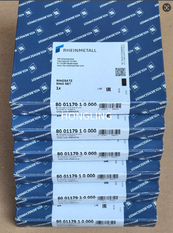Strength Silver Power Transmission Rings / Piston Rings For Optimized Engine Efficiency VOLVO TAD1641 3886753  03890NO
