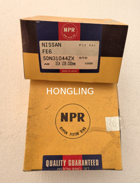 Diesel Engine FE6 FE6T NPR Piston Rings 12040-Z5504 SDN31054  For Nissan