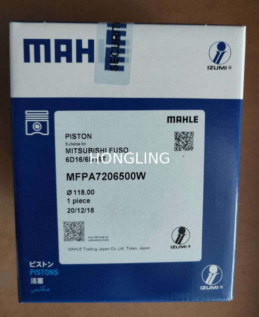 Mitsubishi 6D16T Cylinder Liner And Piston ME072065 ME300199 ME078502 MFPS7850200 MFPA0019930  MFPA7206500W