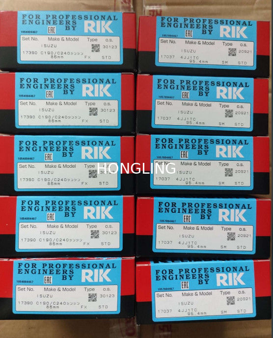 4JJ1 RIK Piston Rings 8-98096-6760 17037 C240 17390 3G