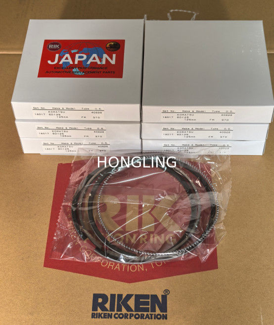 Komatsu 6D125 Piston Ring Japan RIK 6150-32-2030 6154-31-2030 6251-31-2030
