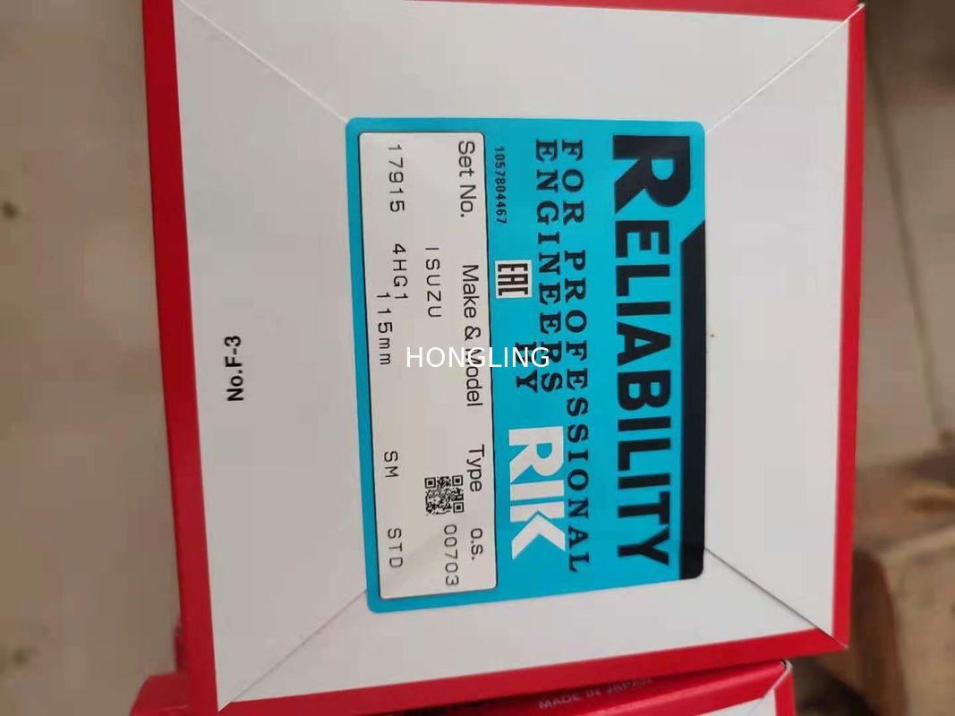 Isuzu 4hg1 4hk1 700p Piston Ring Japan Rik 17915 17038 Isuzu 8-98040125-0